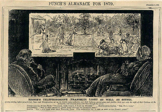 Illustration for article titled The Videophone as Imagined In 1910 Still Had Dancing Webcam Girls